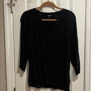 Express Women's Black Blouse